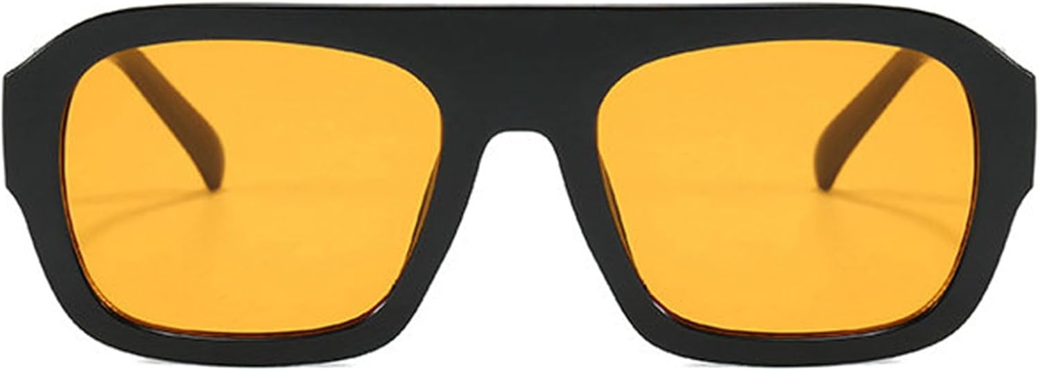 

Willochra Модные большие квадратные солнцезащитные очки для женщин Солнцезащитные очки-пилот для женщин и мужчин Модные прямоугольные солнцезащитные очки для активного отдыха, C7