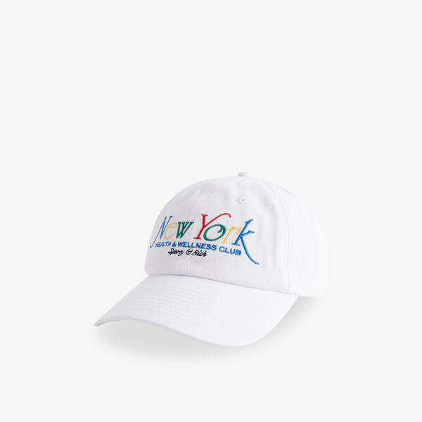 

Бейсболка Sporty & Rich NY 94 из хлопка с вышивкой, белый