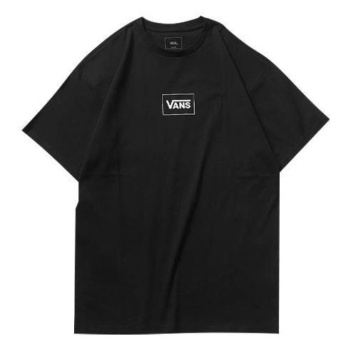 

Футболка Vans Alphabet Printing Athleisure Casual Sports Short Sleeve Couple Style Black VN0A4MLWBLK, черный