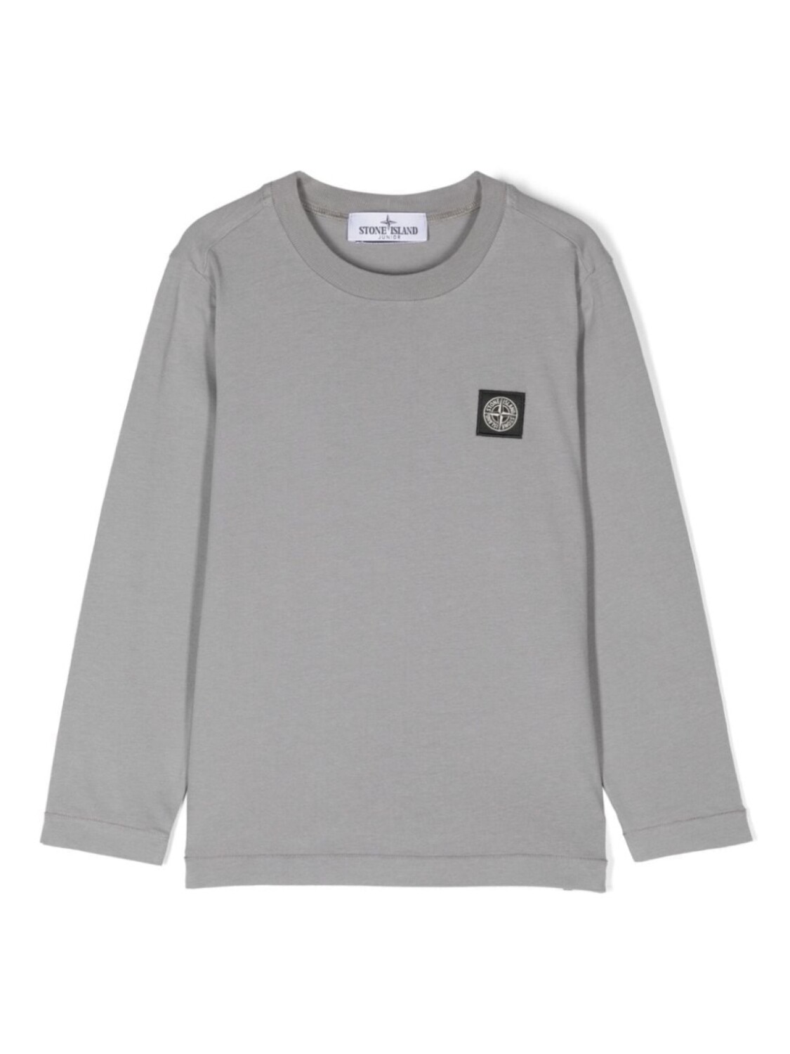 

Stone Island Junior футболка из хлопка с нашивкой в виде компаса, серый