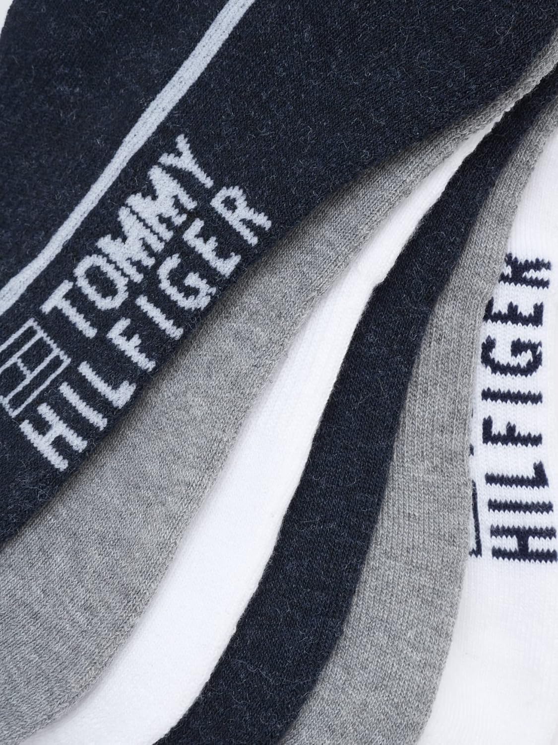Мужские носки Tommy Hilfiger с низкой посадкой - 12 пар спортивных носков для бега, влагоотводящих и невидимых (размеры: 7-12), Assorted White — фото 4