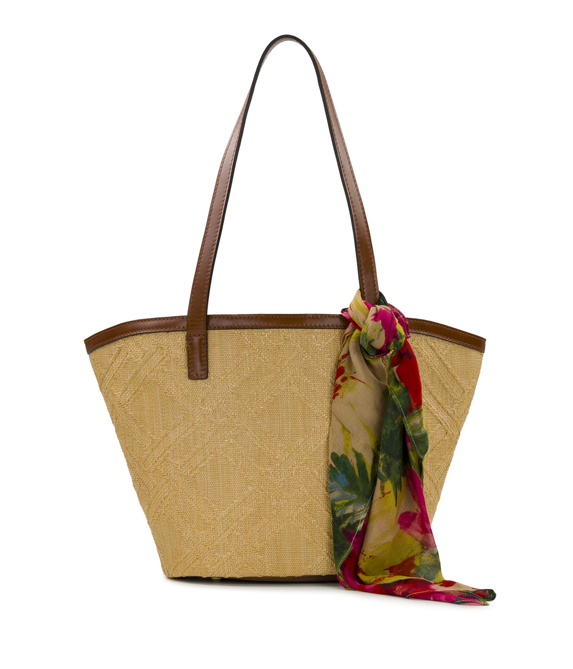 

Сумка-тоут Patricia Nash Marconia Tote W/ Spring Multi Scarf, цвет Natural