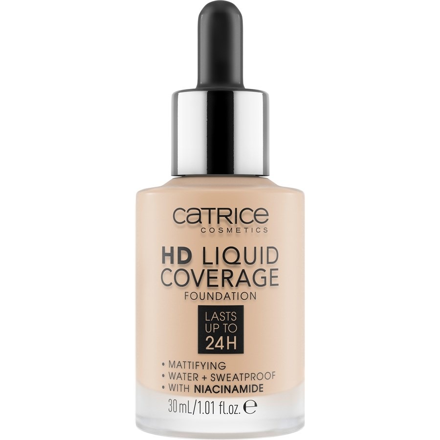 

Тональная основа Catrice HD Liquid Coverage Foundation, 010 Light Beige / 30 ml