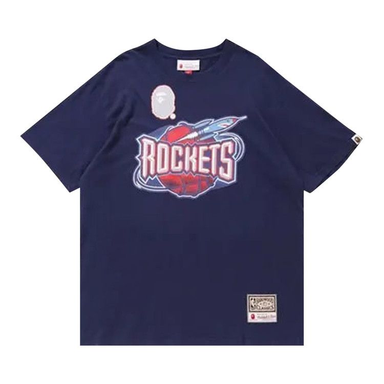 

Футболка BAPE x Mitchell & Ness Rockets Tee, Navy