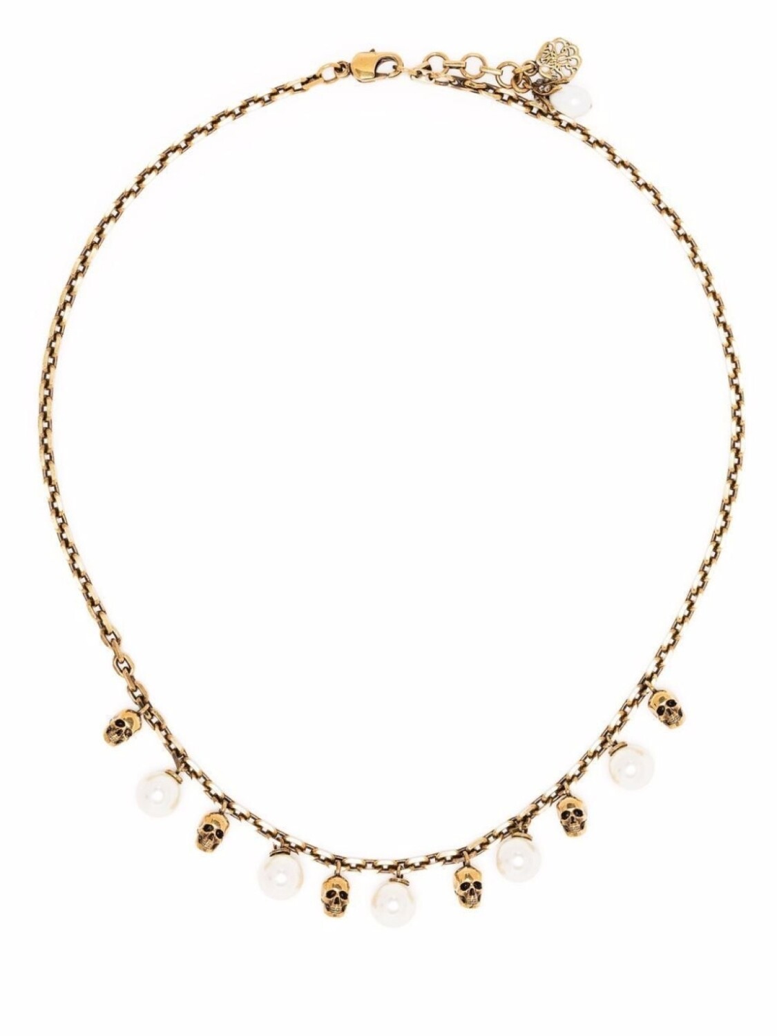 

Колье с декором Skull Alexander McQueen, золотой