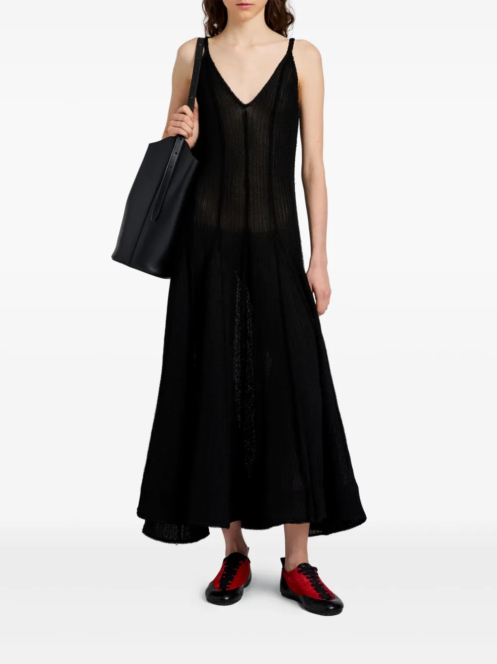 

Платье миди Tavia Proenza Schouler, черный