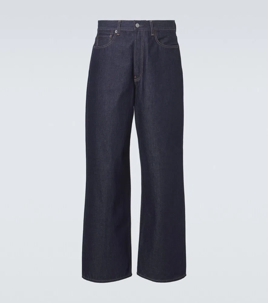 Джинсы с широкими штанинами 1981 года Acne Studios, синий