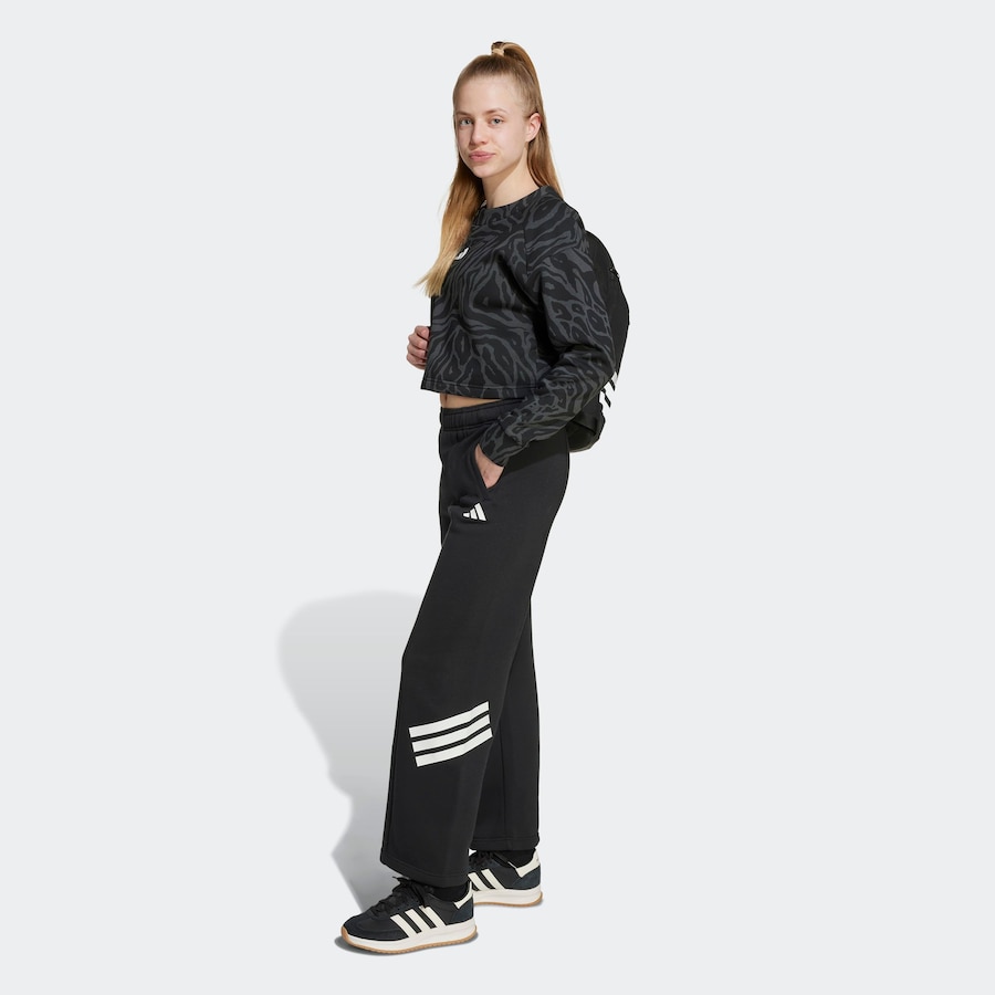 Свободные спортивные брюки ADIDAS SPORTSWEAR, черный — фото 4