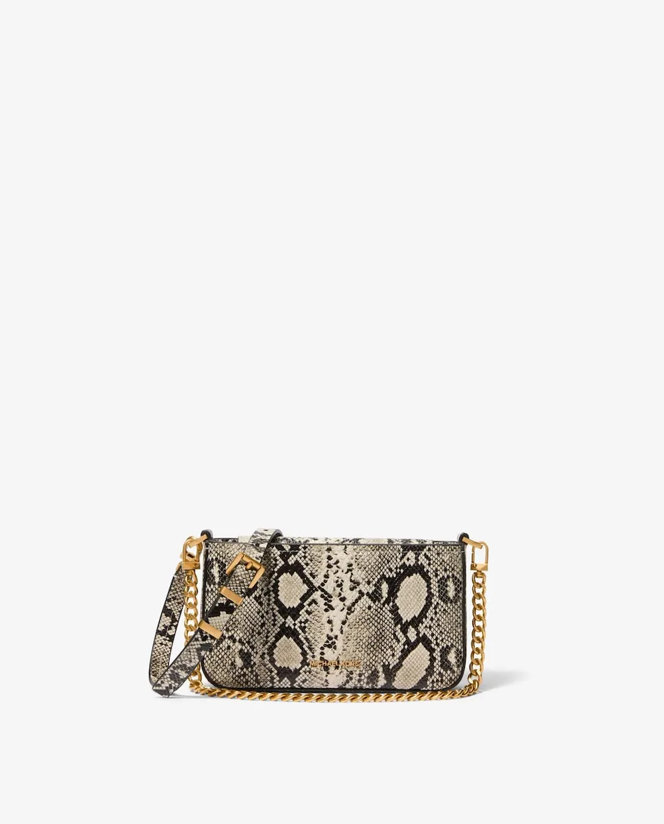 

Женская сумка кросс-боди Bryant в форме кисета с принтом под кожу животного Michael Michael Kors, коричневый