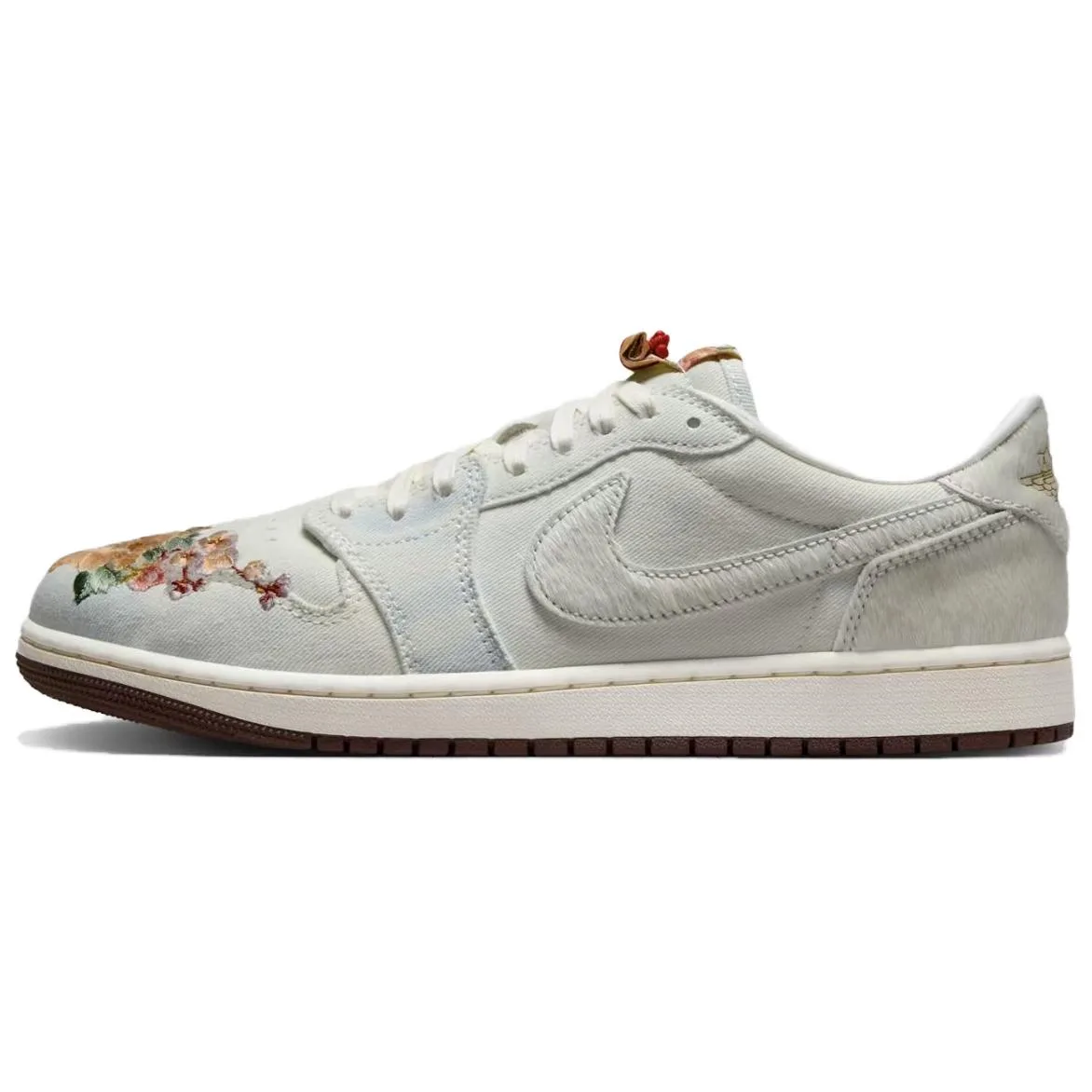Jordan Кроссовки Air 1 Low top Vintage Unisex бело-голубые