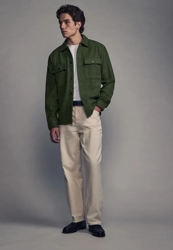 Куртка летняя Regular fit twin pocket Next, зелёный — фото 4