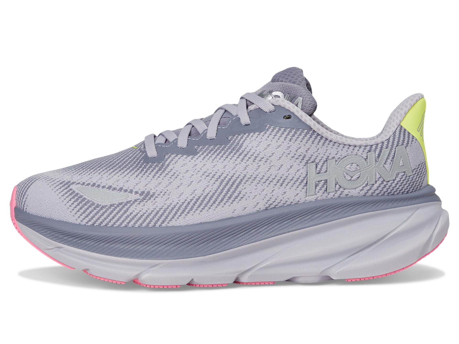 Кроссовки Hoka Clifton 9 GTX, цвет Grey Skies/Foggy Grey — фото 4