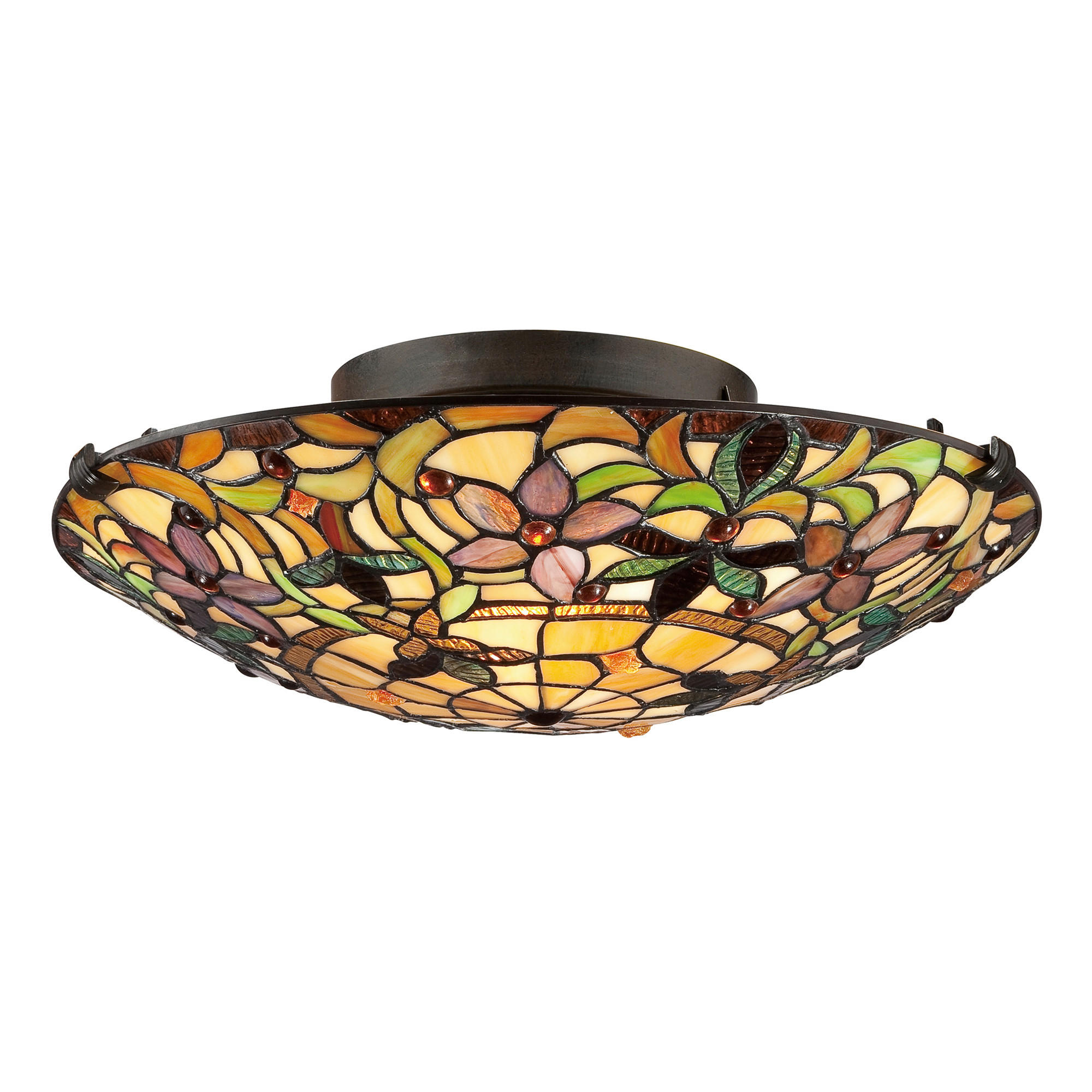 

Потолочный светильник Elstead Lighting, 42,1x15,1 см, цвет Bronzefarben