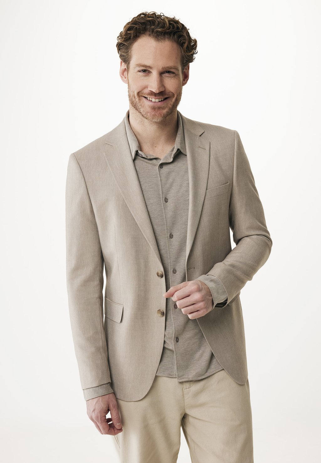 

Пиджак-блейзер TAILORED Mexx, песочный