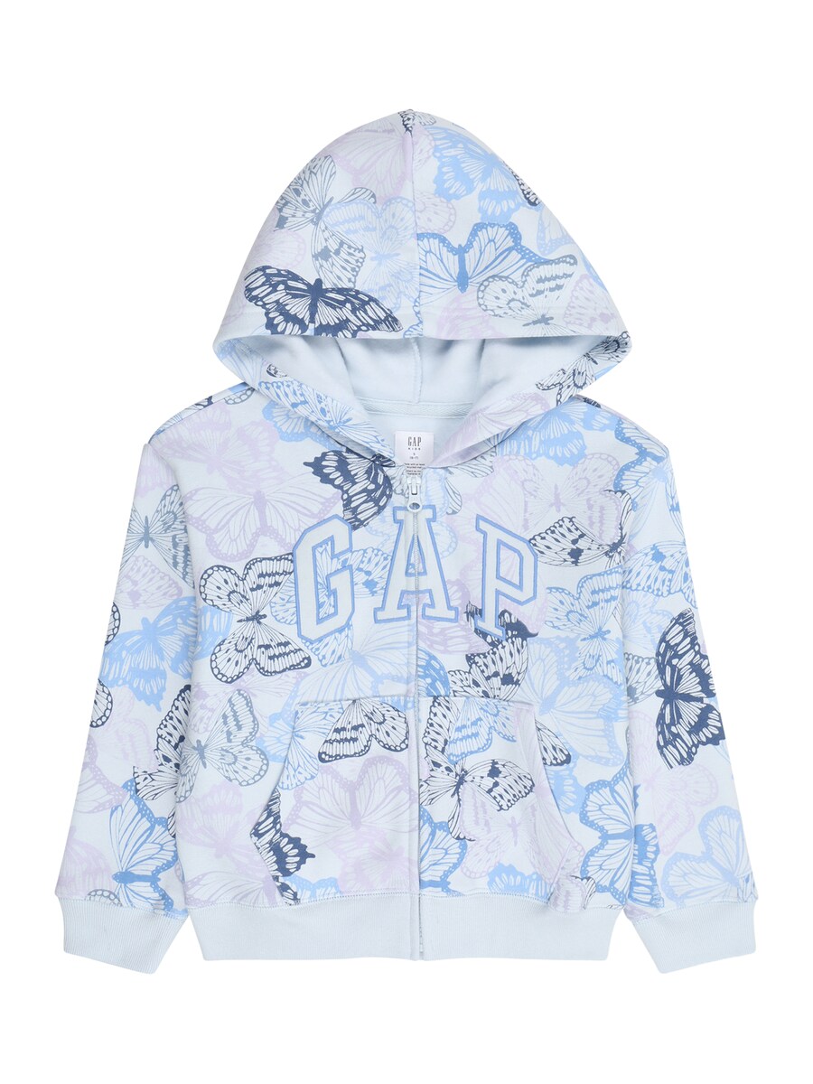 

Толстовка с капюшоном на молнии GAP HERITAGE, цвет Blue/Light blue