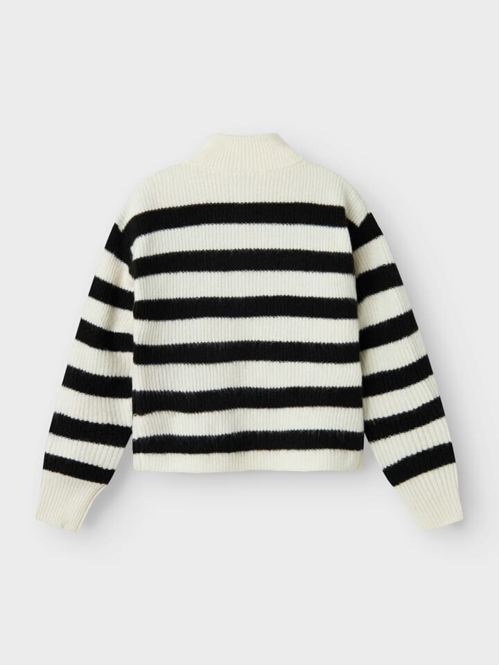 

Пуловер name it Strickpullover hoher Kragen Reißverschluss Regular, белый