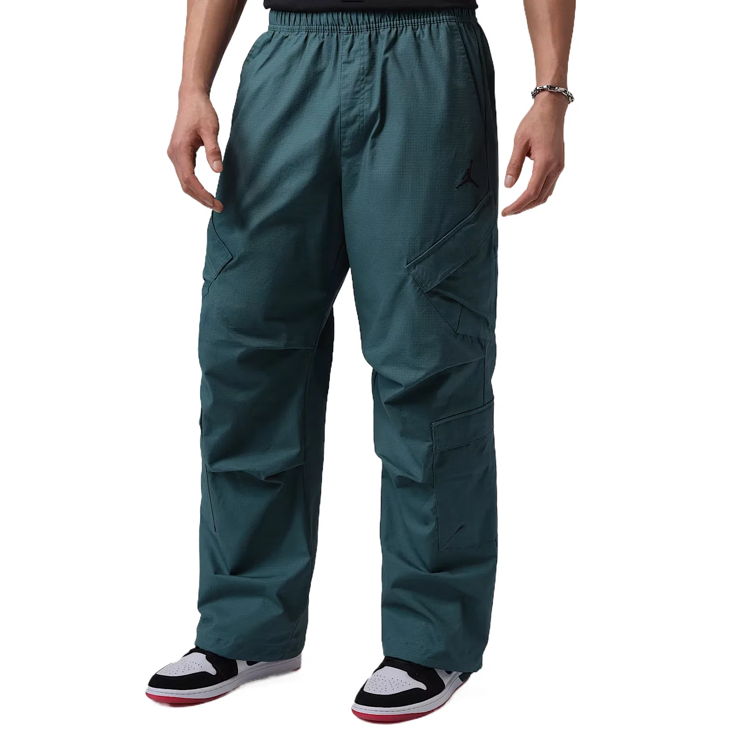 Брюки повседневные Flight для мужчин Jordan, Gray Green/Black