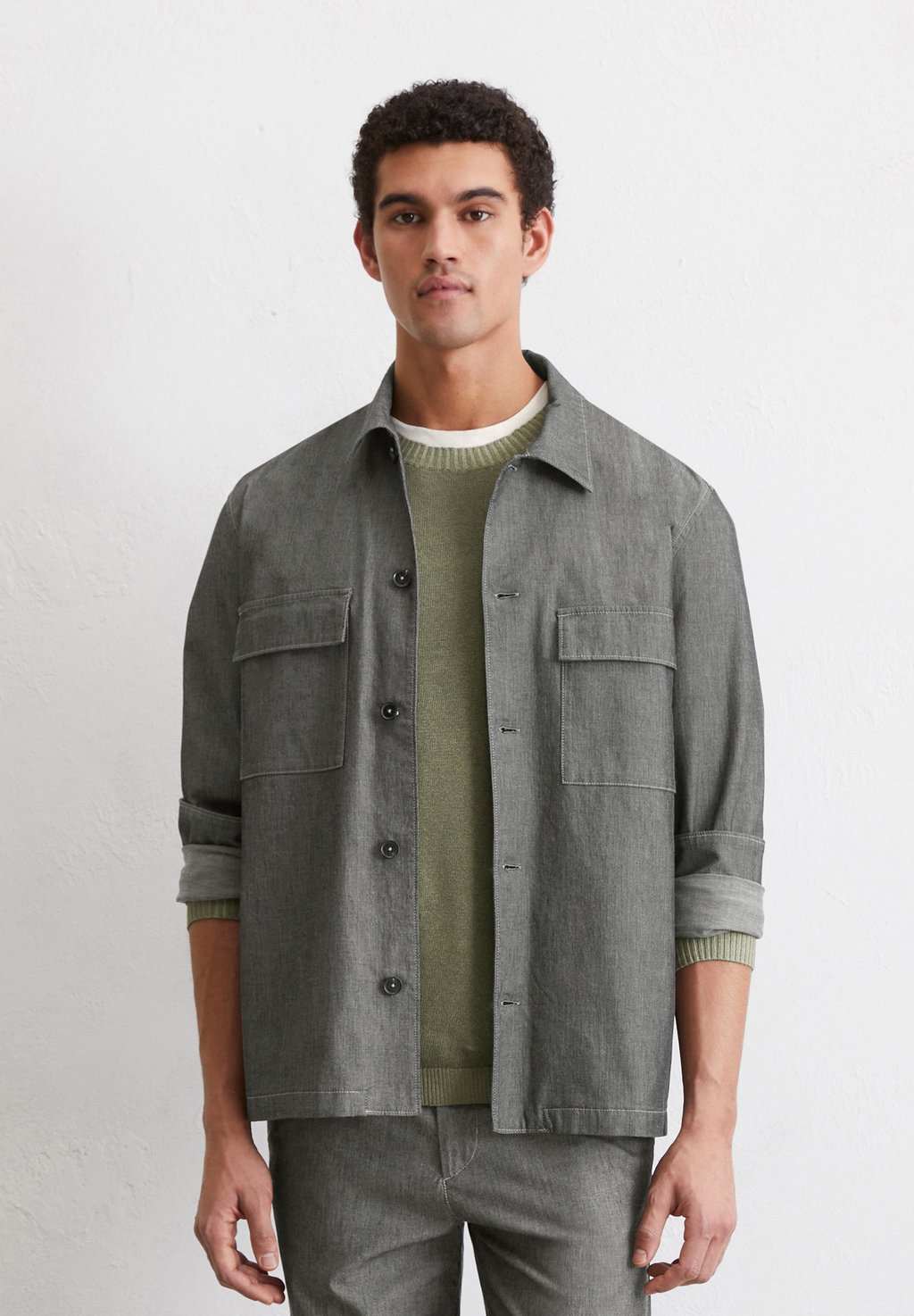 

Летняя куртка CHAMBRAY Marc O'Polo, светло-серый