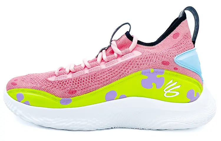 

Баскетбольные кроссовки Curry 8 Basketball Shoes Unisex Low-Top White/Pink Under Armour