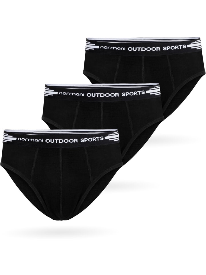 

Трусы Normani Outdoor Sports 3er Pack Herren Merino Slip, цвет Wollweiß