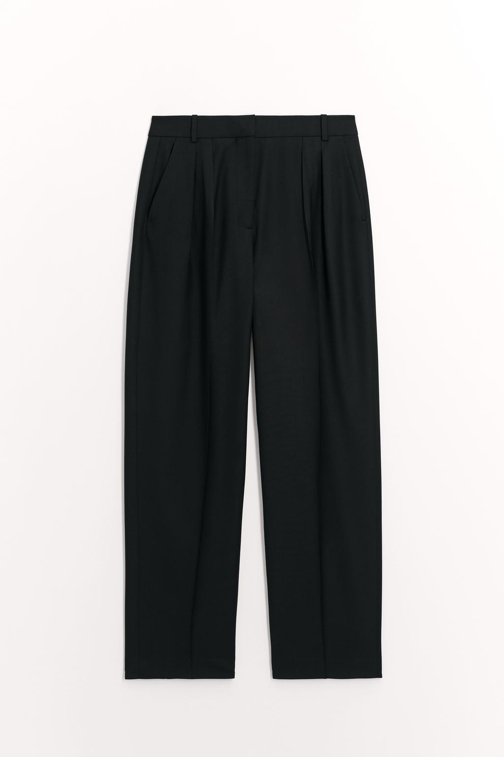 

Заштопанные брюки ZARA, черный