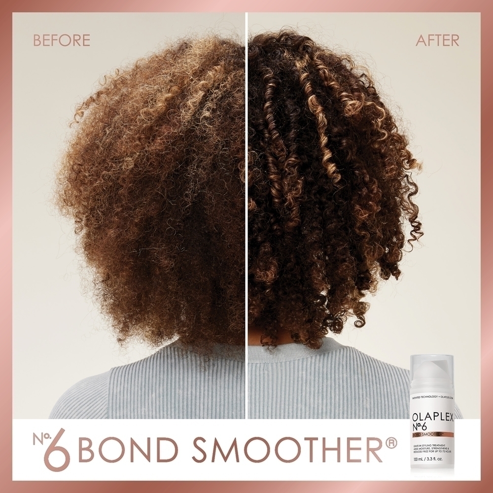 Увлажняющий гель для укладки N°6 Bond Smoother для волос, склонных к пушению Olaplex, su pompa 100 мл — фото 3