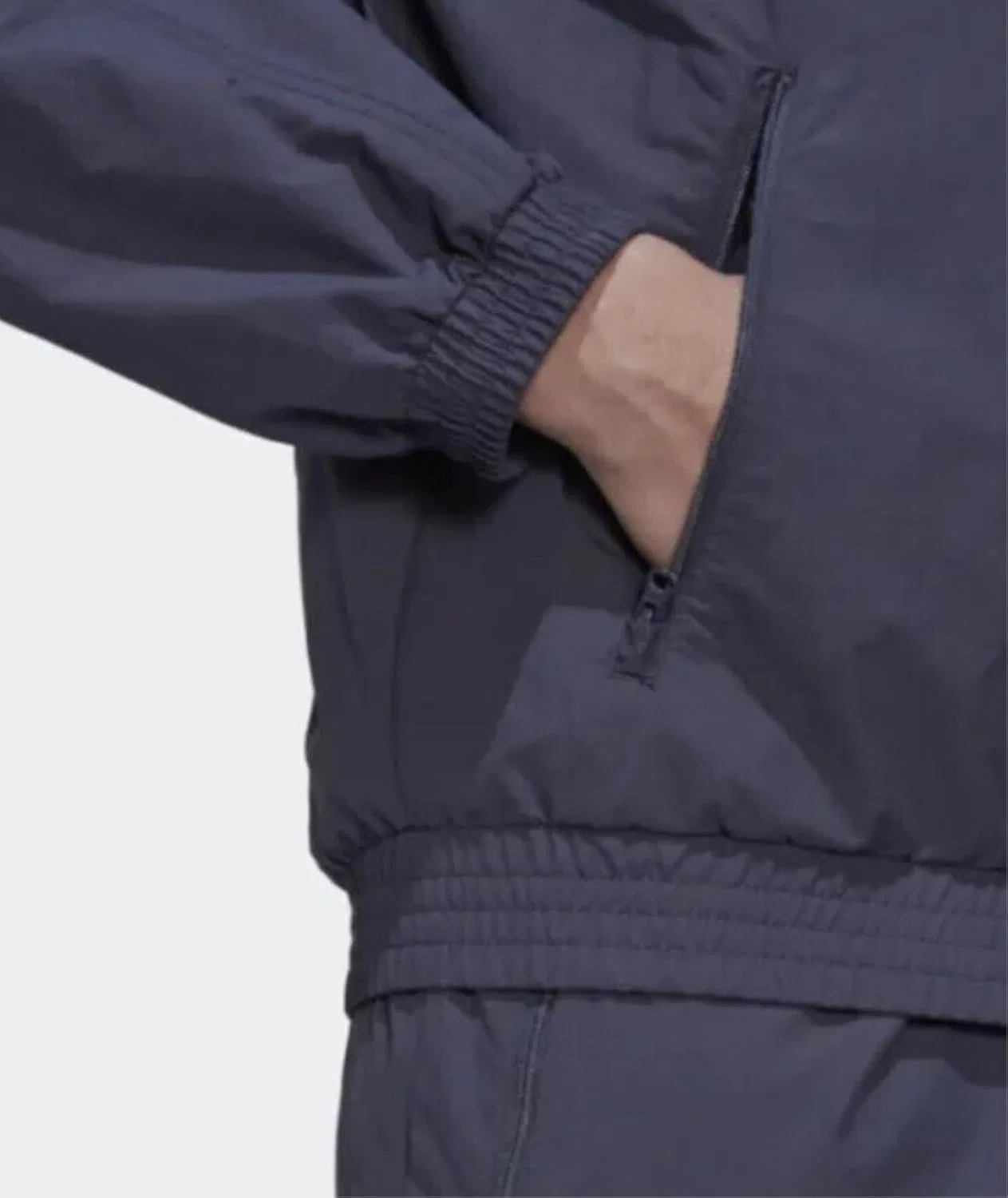 Мужская спортивная куртка Adidas Adaptive Full Zip Track Jacket, цвет Shadow Navy — фото 3