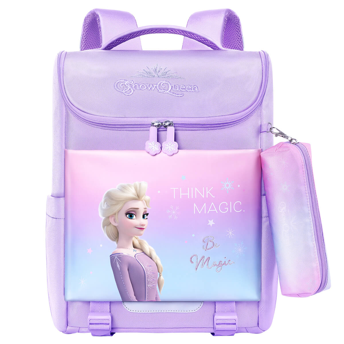

Disney Детский рюкзак с жесткой спинкой большой розово-фиолетовый, Icy Snow Princess Purple