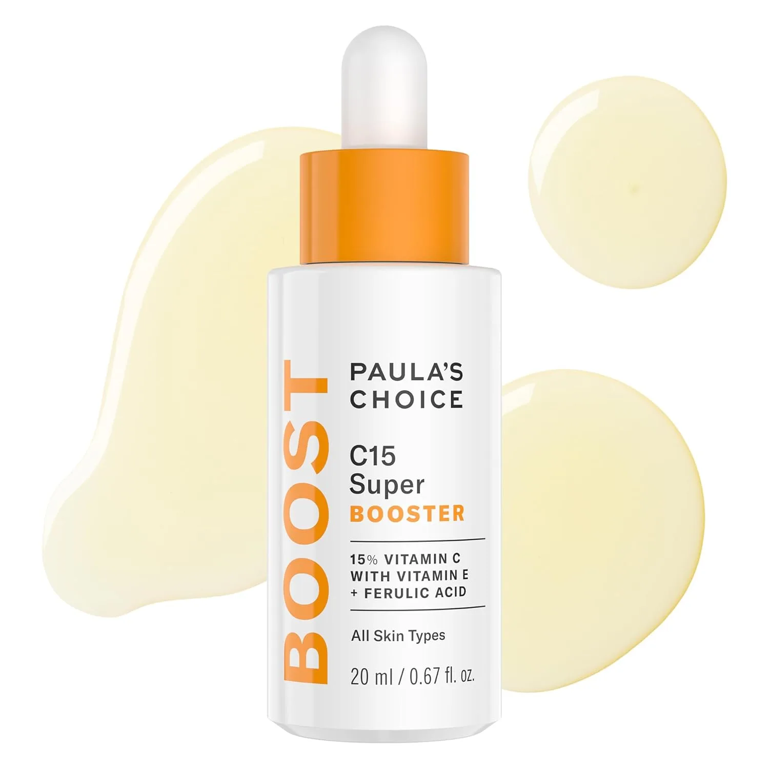 Бустер Paula's Choice — Для лица BOOST C15 Super Booster, содержащая % витамина С, витамин Е и феруловую кислоту