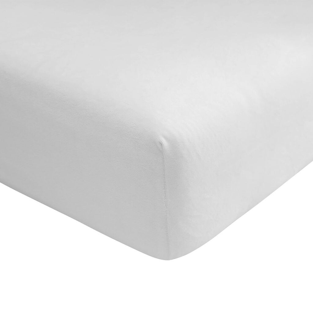 

Bettwaren-Shop Nicky велюровая простыня 180x200 - 200x200 см белый