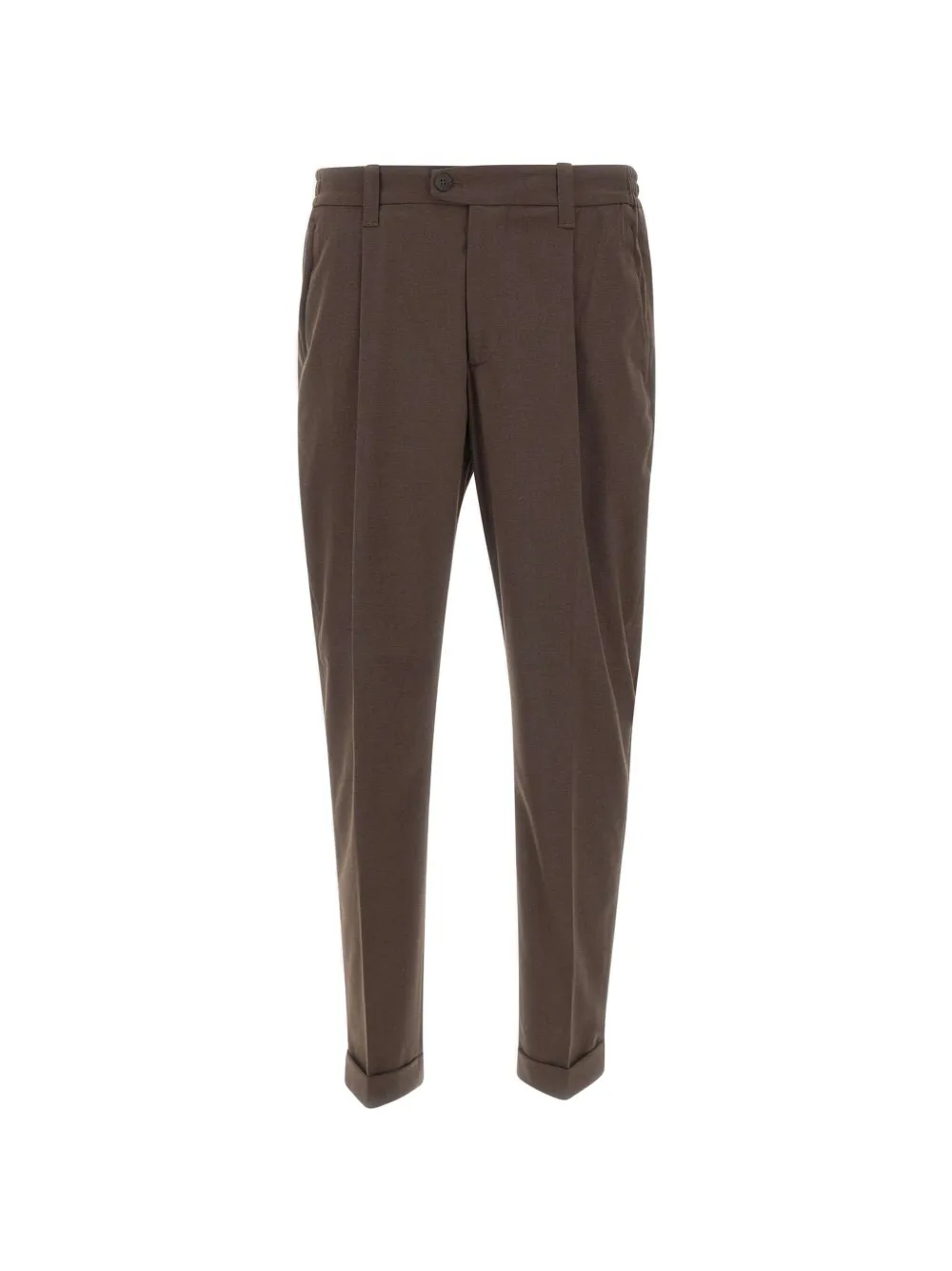

Брюки с плиссированными деталями Devore, коричневый