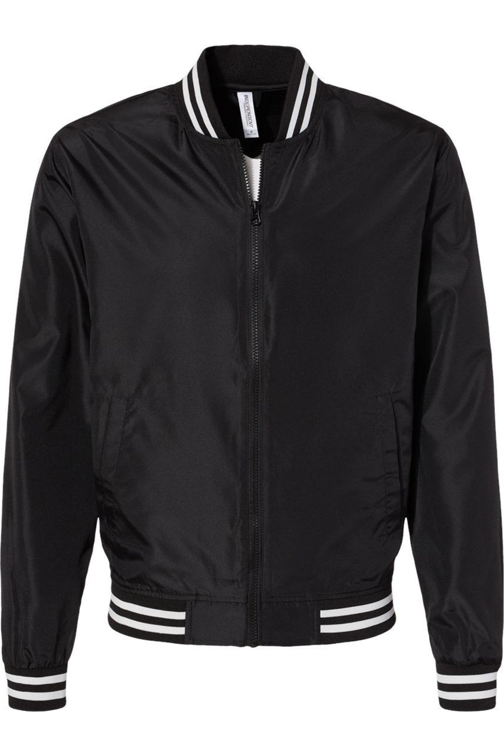 

Independent Trading Co. Легкая куртка-бомбер, цвет black/ white stripe