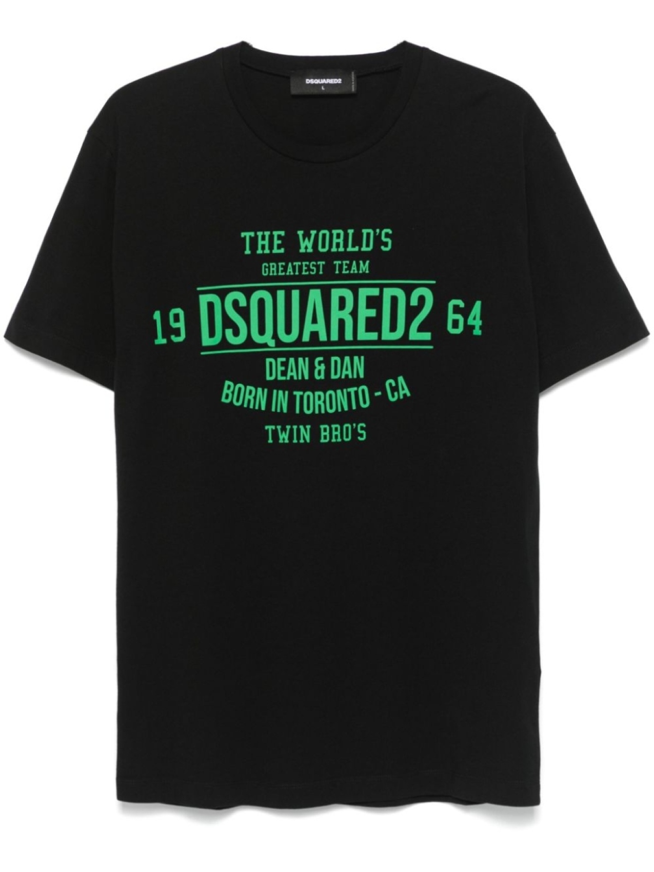 

DSQUARED2 футболка с логотипом, черный