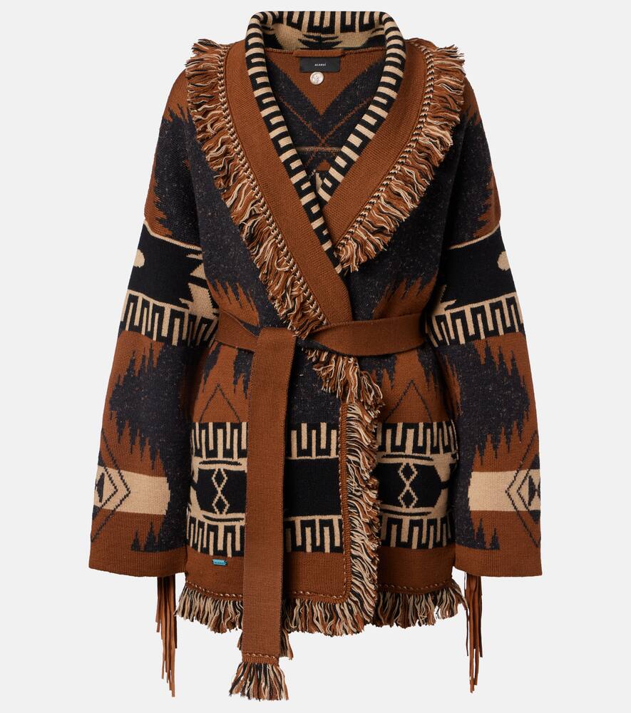 

Кардиган из шерстяной смеси Dreamscape Alanui, Black/Dakar