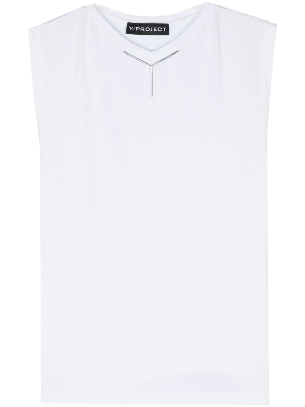 

Топ с логотипом Y/Project, белый