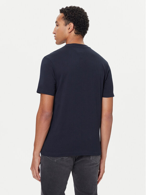 Футболка regular fit Linear Flag MW0MW41338 Tommy Hilfiger, синий — фото 3