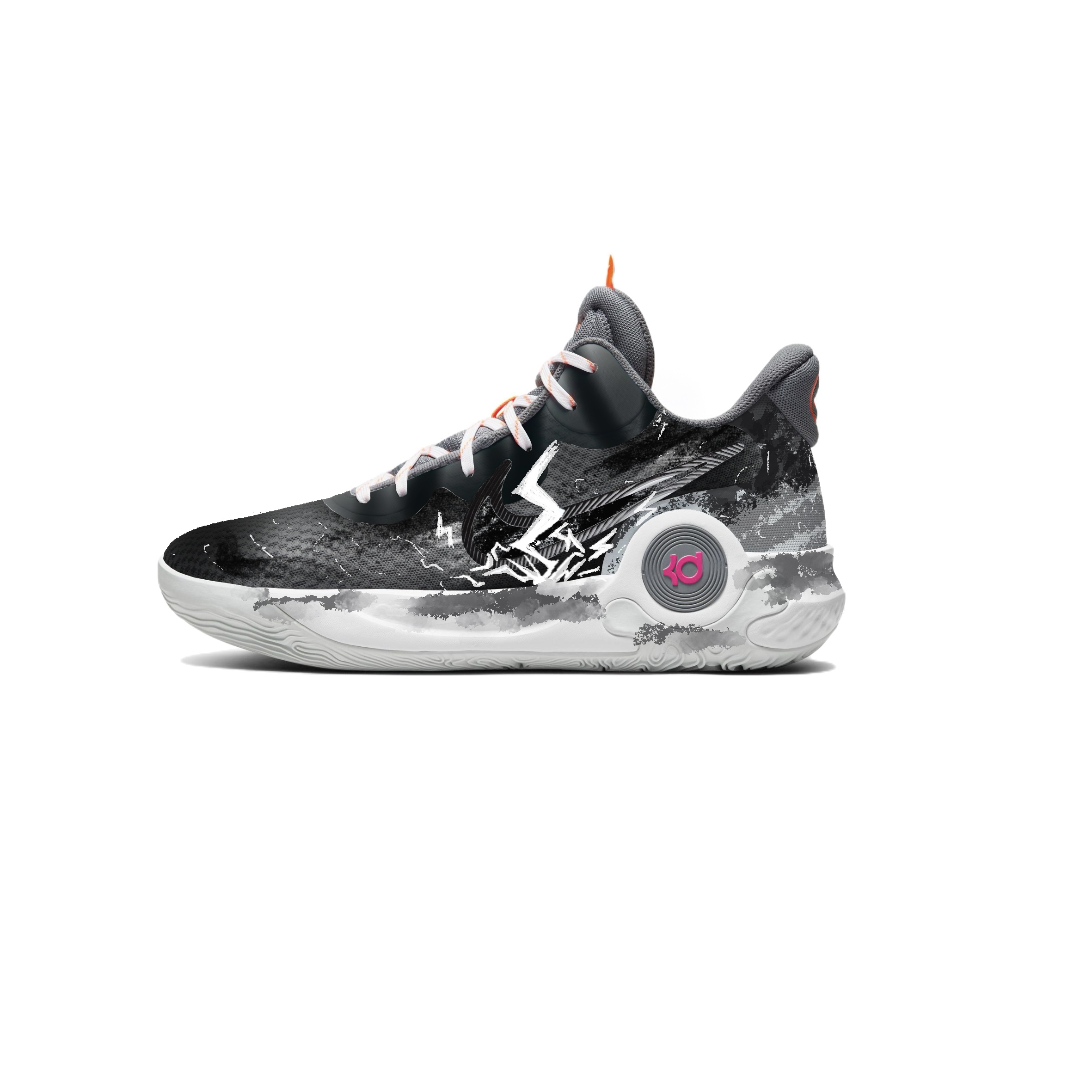 

Nike Кроссовки для баскетбола KD Trey 5 IX Slip Resistant Abrasion Resistant Mid top Unisex Black White