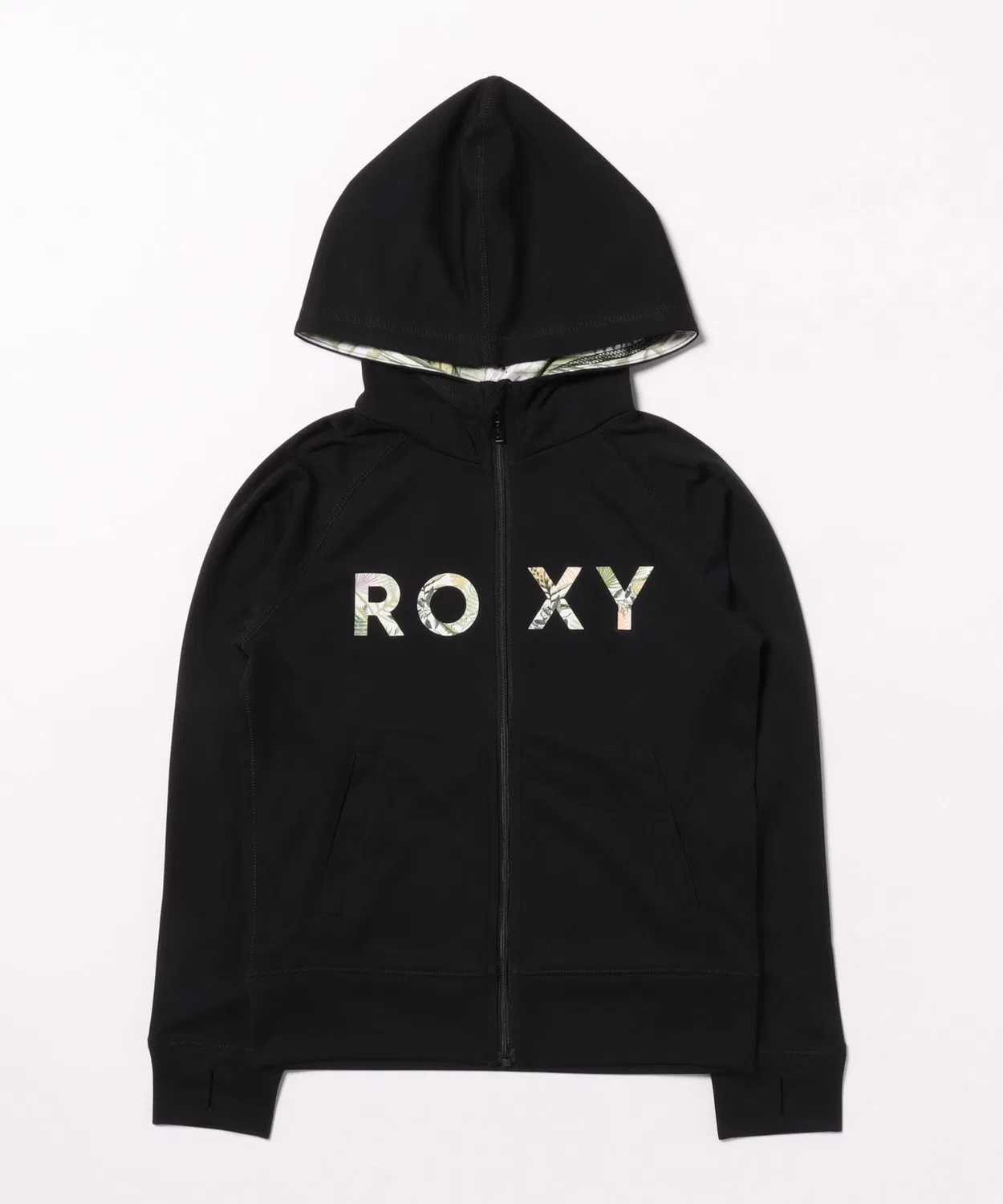 Рашгард детский Roxy Mini Simply Botanica, лого, цвет чёрный