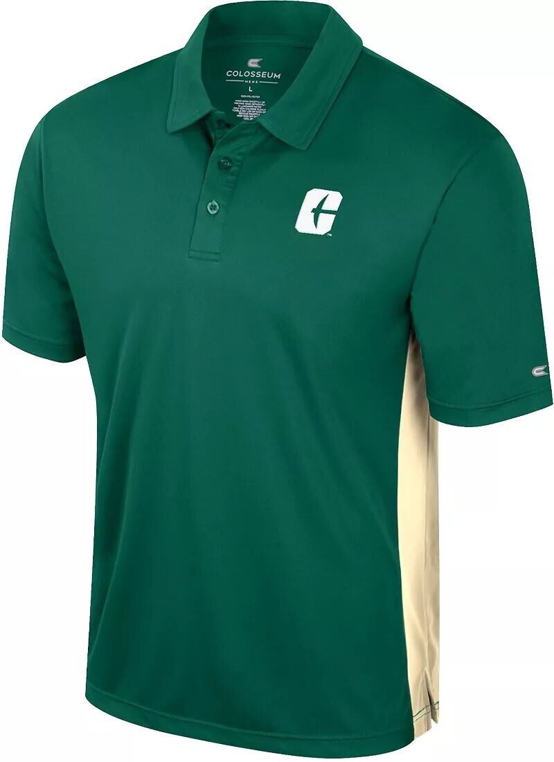 

Colosseum Мужская зеленая футболка-поло Charlotte 49ers