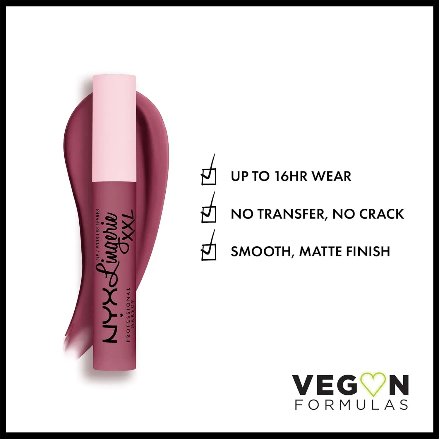 Жидкая матовая помада «Lip Lingerie XXL» от NYX Professional Makeup Nyx Professional Makeup, 16 Unlaced — фото 2