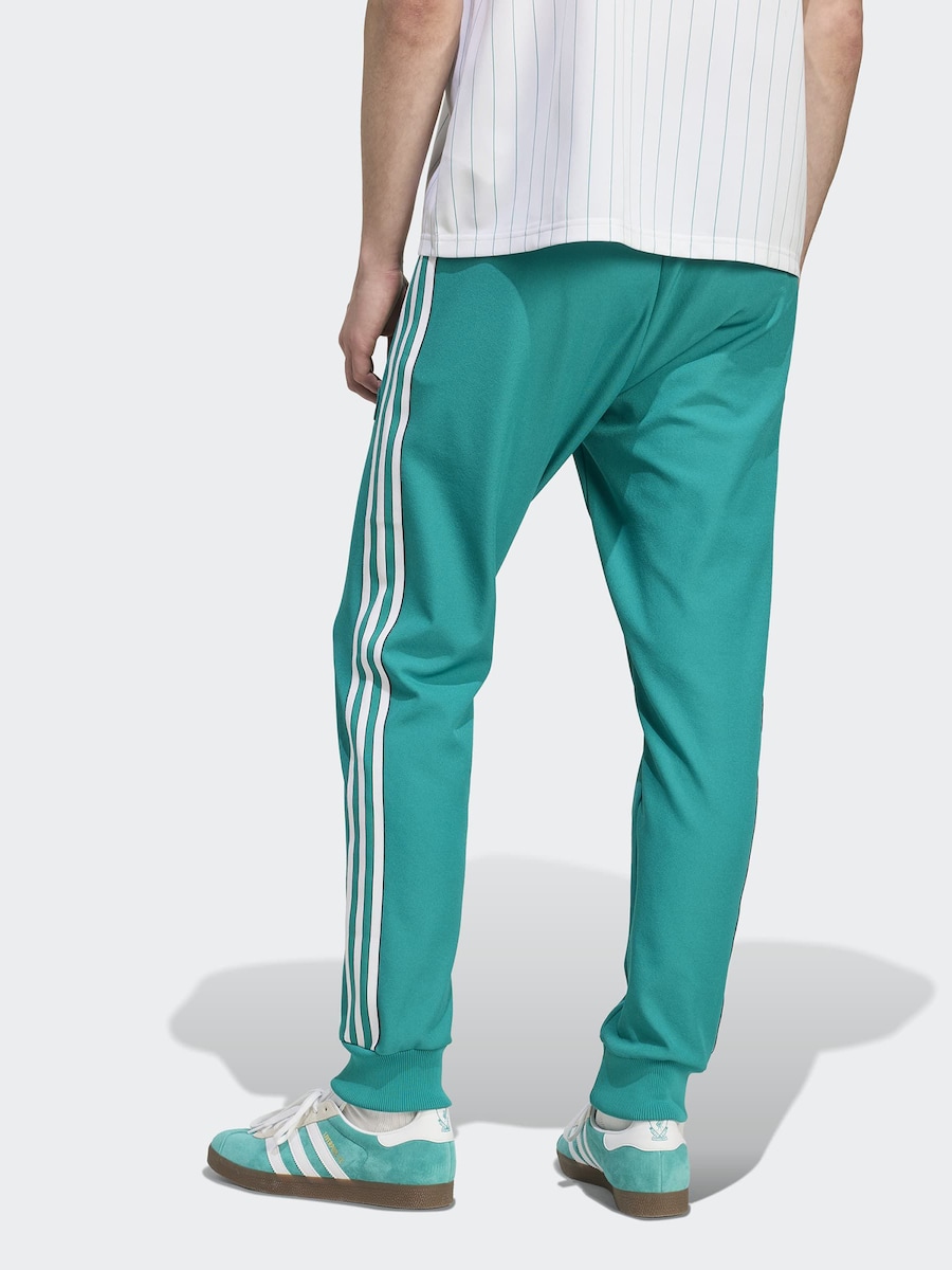 Зауженные спортивные брюки ADIDAS PERFORMANCE, зеленый — фото 3