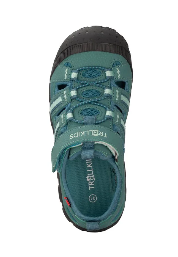 Сандалии для ходьбы sandefjord xt Trollkids, Teal Aqua — фото 3