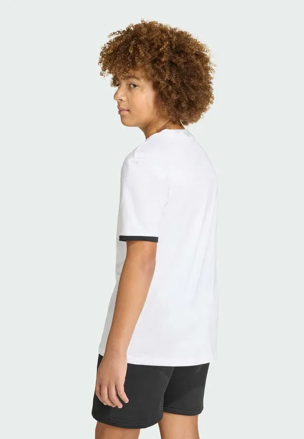 Футболка детская Adidas Performance Entrada26 tee kids basic t-shirt, белый/черный — фото 2