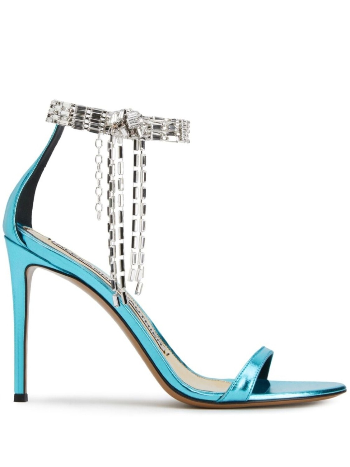 Alexandre Vauthier босоножки с кристаллами, синий