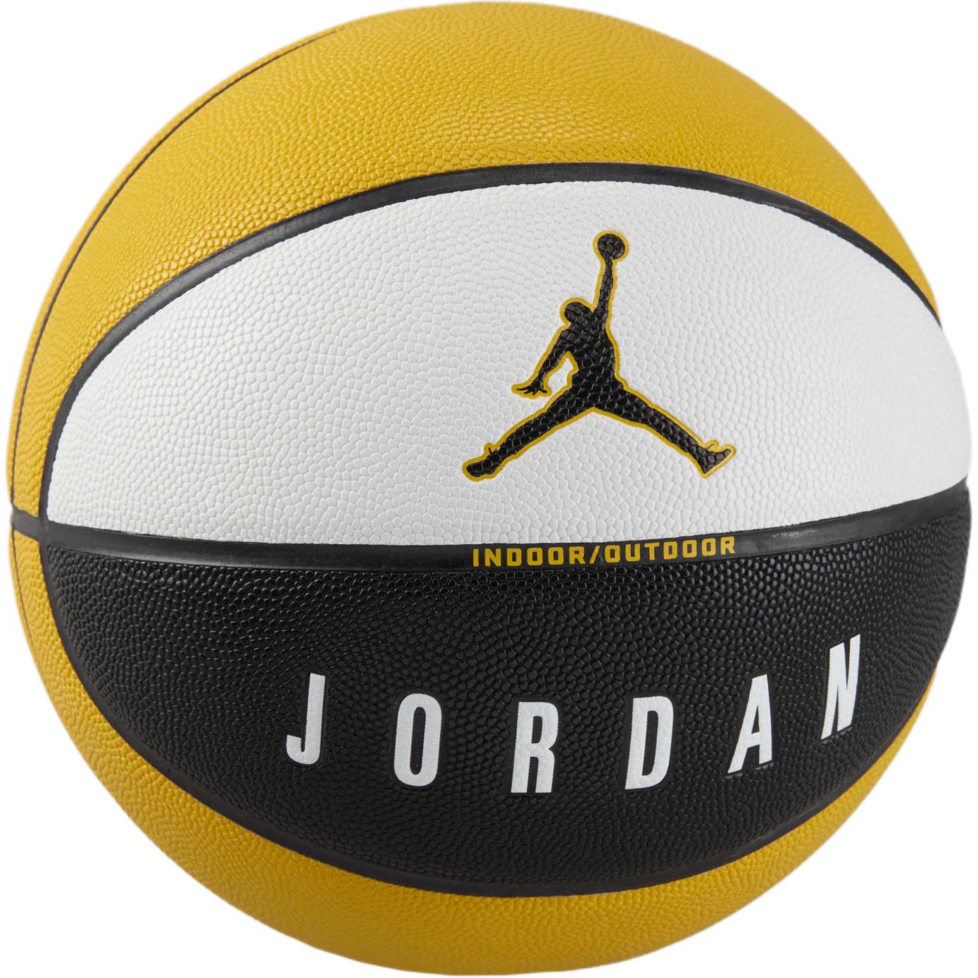 

Jordan Искусственная кожа баскетбольный мяч yellow black white размер 7 тренировочный