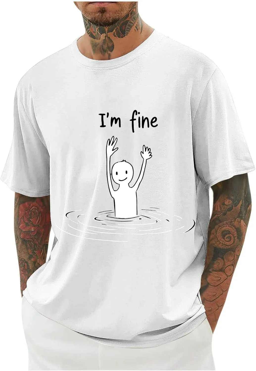 

Футболка с принтом Boat Neck для мужчин, лето-осень 2026