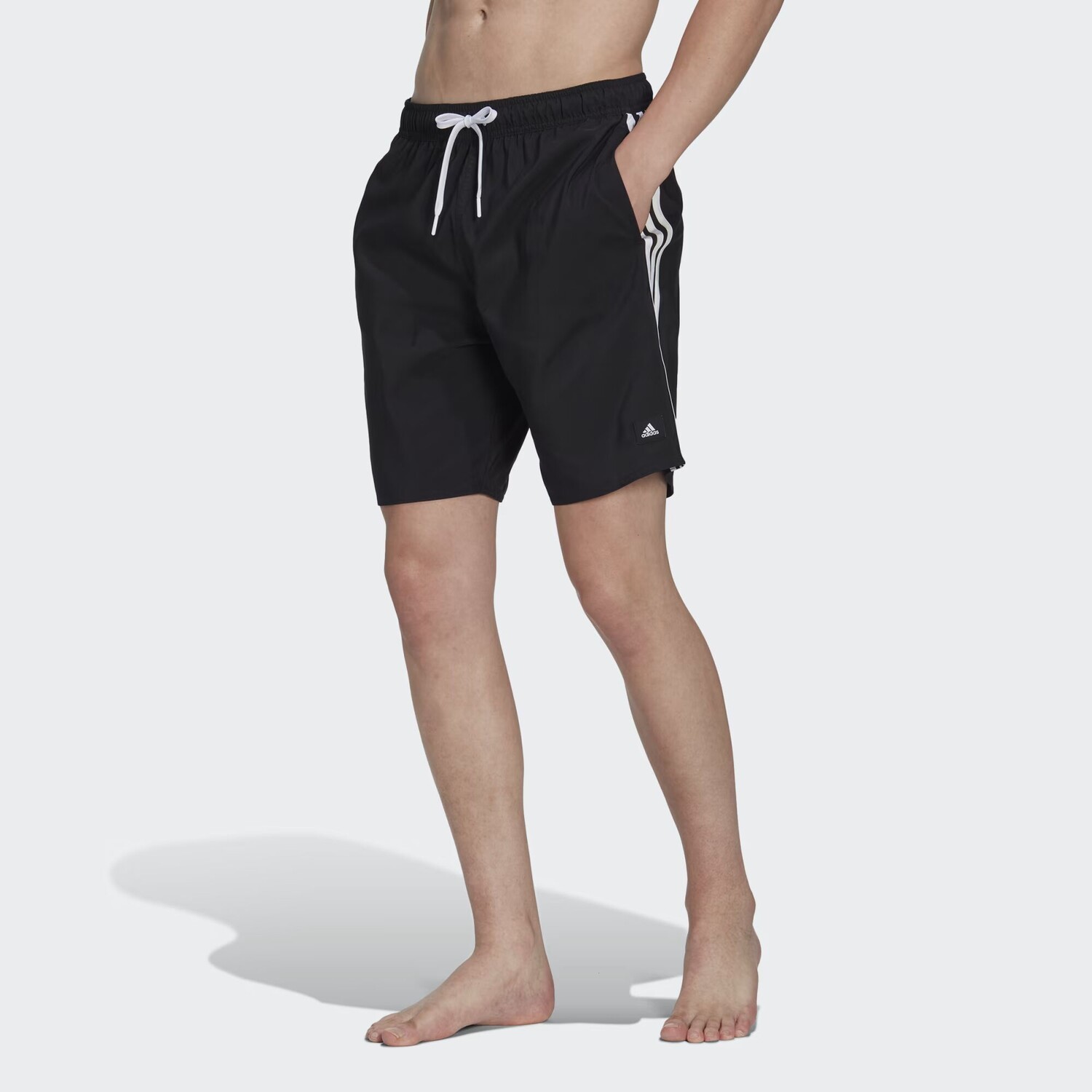

Шорты для плавания CLX с 3 полосками Adidas, цвет Black/White