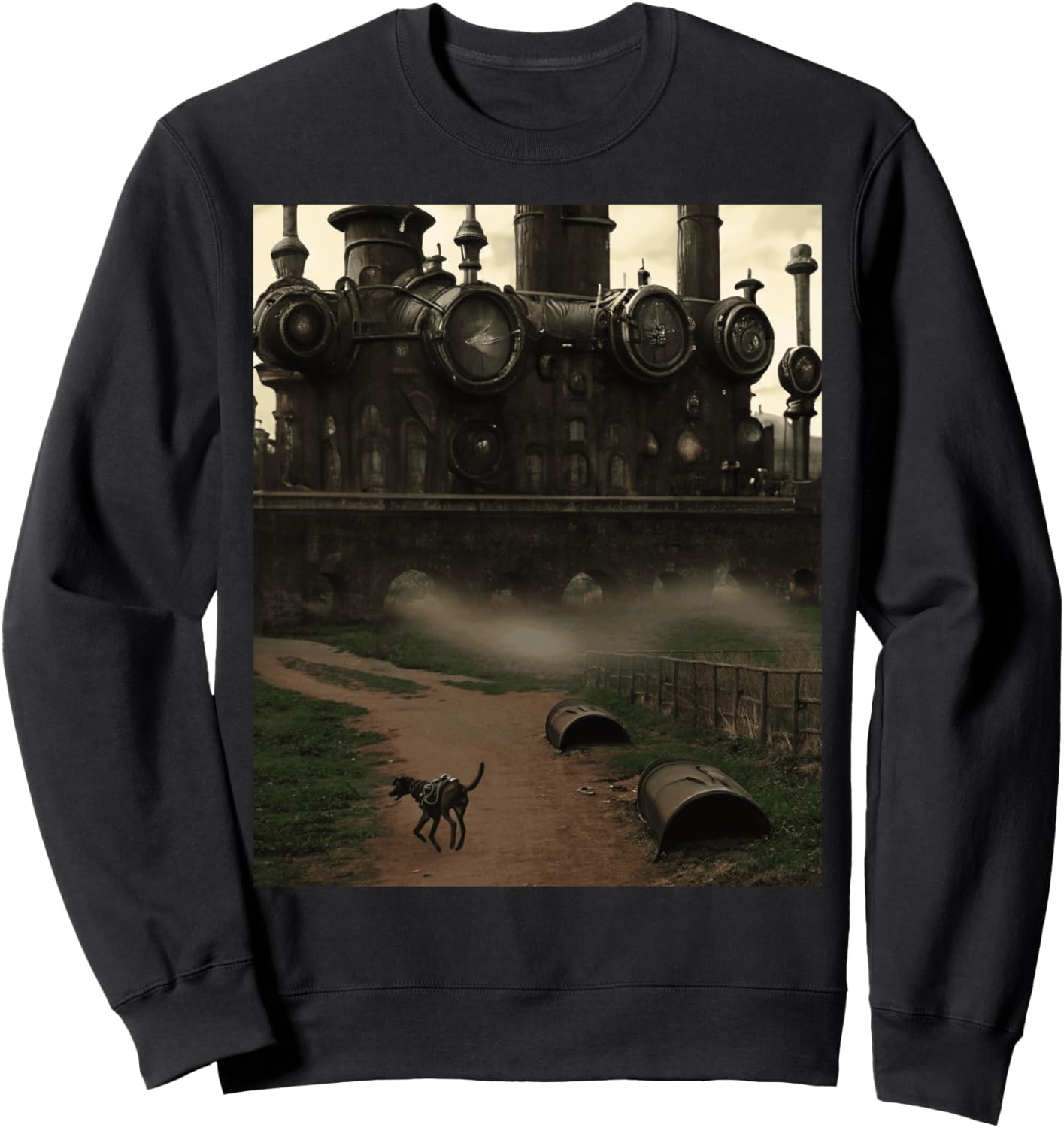 

Толстовка «Мир стимпанка» Steampunk World Creation, черный