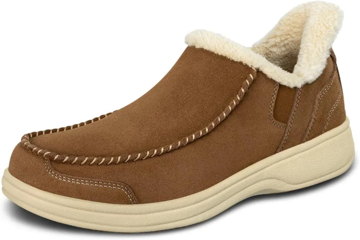 Тапочки водонепроницаемые с искусственным мехом Orthofeet, каштан