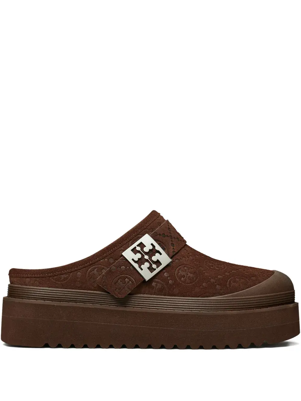 Мюли на платформе Tory Burch, коричневый